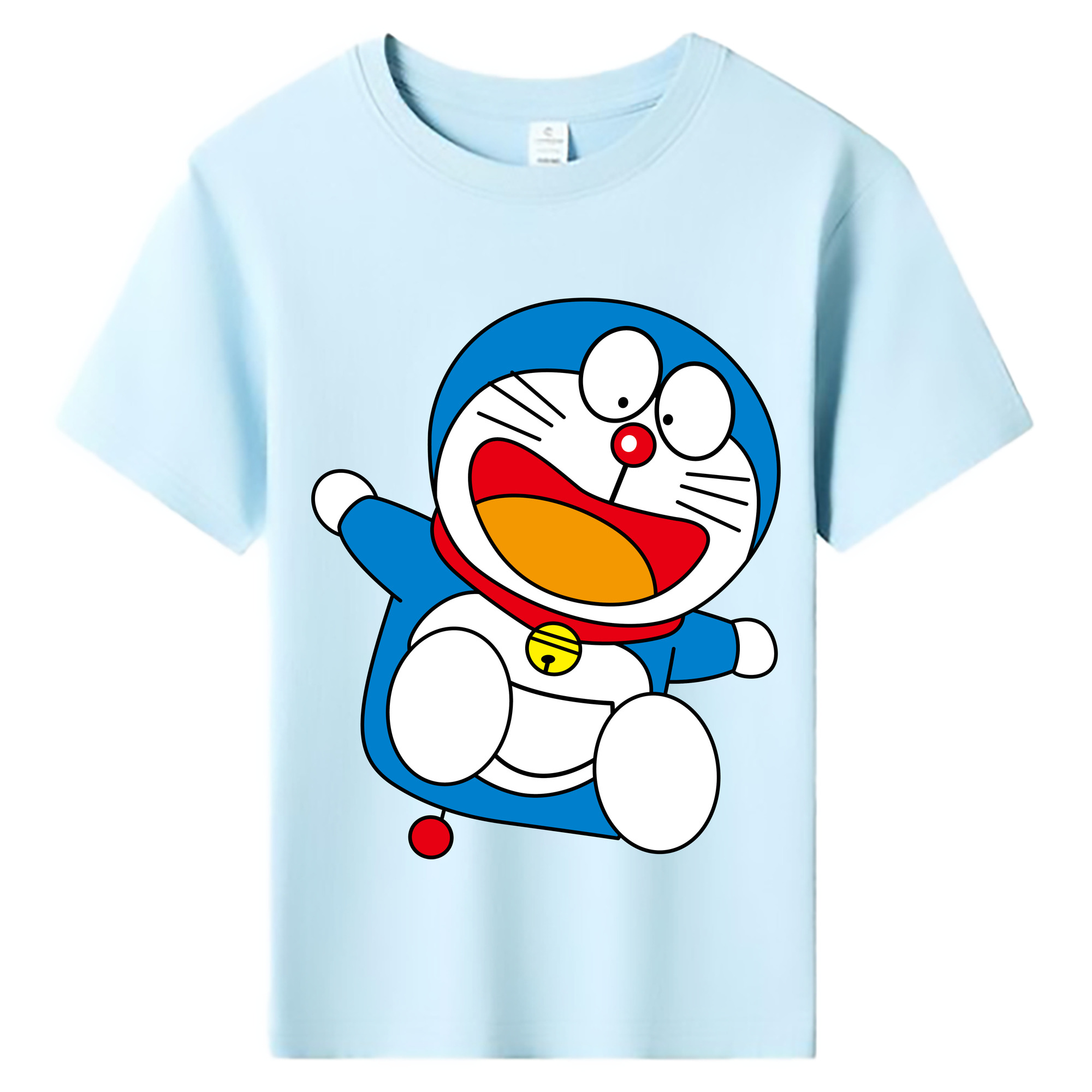 （画像用） ドラえもん Doraemon 綿100％キッズTシャツ（フロントプリント）